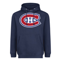 Navy canadiens Heavyweight Hoodie - linhVisuals