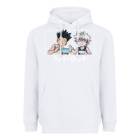 White gon killua Heavyweight Hoodie - linhVisuals