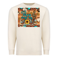 Sandshell then sings my soul treble clef Premium Sweatshirt - JahusDesignShop