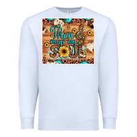 White then sings my soul treble clef Premium Sweatshirt - JahusDesignShop