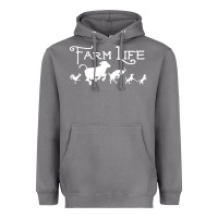 Storm FARM LIFE ANIMAL Heavyweight Hoodie - linhVisuals