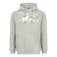 Moon Dust FARM LIFE ANIMAL Heavyweight Hoodie - linhVisuals