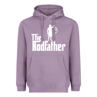 Lavender Fishing The Rodfather Heavyweight Hoodie - linhVisuals