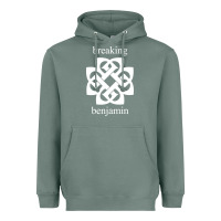 Sage BREAKING BENJAMIN - BLACK AND WHITE Heavyweight Hoodie - linhVisuals