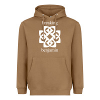Toasted Coconut BREAKING BENJAMIN - BLACK AND WHITE Heavyweight Hoodie - linhVisuals