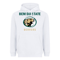 White bemidji state beavers, gear Heavyweight Hoodie - linhVisuals