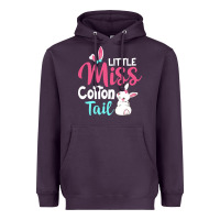 Plum little miss cottontail easter Heavyweight Hoodie - linhVisuals