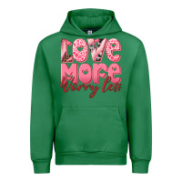 Emerald love more worry less Urban Hoodie - RanaPortraitStore