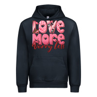 Navy love more worry less Urban Hoodie - RanaPortraitStore