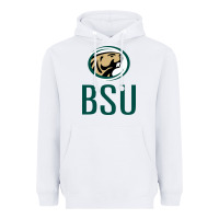 White bemidji state beavers, bsu, gear Heavyweight Hoodie - linhVisuals