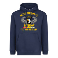Navy Airborne 101st division Heavyweight Hoodie - linhVisuals