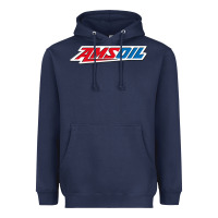 Navy #amsoil Heavyweight Hoodie - linhVisuals