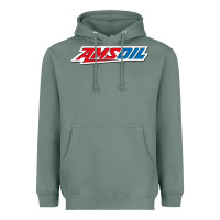 Sage #amsoil Heavyweight Hoodie - linhVisuals