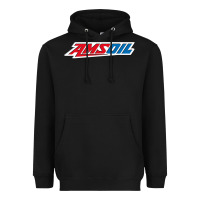 Black #amsoil Heavyweight Hoodie - linhVisuals