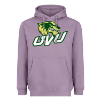 Lavender UVU, education Heavyweight Hoodie - linhVisuals