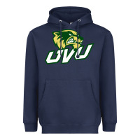 Navy UVU, education Heavyweight Hoodie - linhVisuals