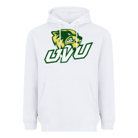 White UVU, education Heavyweight Hoodie - linhVisuals
