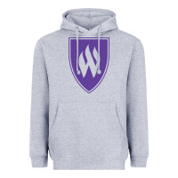 Heather Grey weber st, education Heavyweight Hoodie - linhVisuals