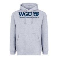 Heather Grey w governors, education, wgu Heavyweight Hoodie - linhVisuals