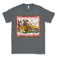 Charcoal Heather Easter Day with farm animals tumbler Classic Tee - HowdyJamesFarm