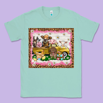 Easter Day With Farm Animals Tumbler Classic Tee Designed By Howdyjamesfarm