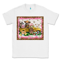 White Easter Day with farm animals tumbler Classic Tee - HowdyJamesFarm