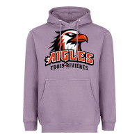 Lavender trois rivières aigles Heavyweight Hoodie - linhVisuals