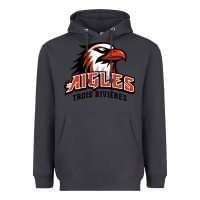 Smoke trois rivières aigles Heavyweight Hoodie - linhVisuals