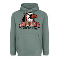 Sage trois rivières aigles Heavyweight Hoodie - linhVisuals