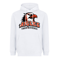 White trois rivières aigles Heavyweight Hoodie - linhVisuals