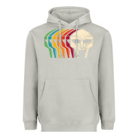 Moon Dust Retro Mask Doom Heavyweight Hoodie - linhVisuals