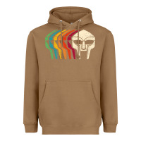 Toasted Coconut Retro Mask Doom Heavyweight Hoodie - linhVisuals