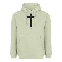 Matcha Cross Heavyweight Hoodie - linhVisuals