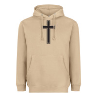 Mushroom Cross Heavyweight Hoodie - linhVisuals