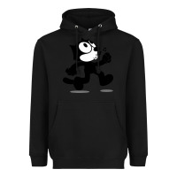 Black felix the black cat music Heavyweight Hoodie - linhVisuals