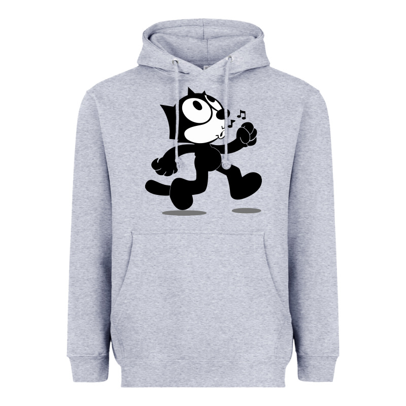 Felix The Black Cat Music Heavyweight Hoodie by linhVisuals | Teevron