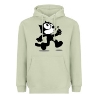 Matcha felix the black cat music Heavyweight Hoodie - linhVisuals