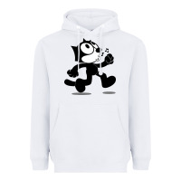White felix the black cat music Heavyweight Hoodie - linhVisuals