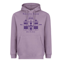 Lavender nonnatus house  blue ink Heavyweight Hoodie - linhVisuals