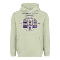 Matcha nonnatus house  blue ink Heavyweight Hoodie - linhVisuals