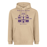 Mushroom nonnatus house  blue ink Heavyweight Hoodie - linhVisuals
