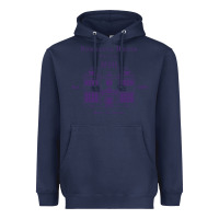 Navy nonnatus house  blue ink Heavyweight Hoodie - linhVisuals