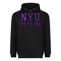 Black nyu medicine Heavyweight Hoodie - linhVisuals