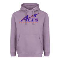 Lavender evansville purple aces Heavyweight Hoodie - linhVisuals