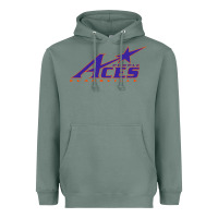 Sage evansville purple aces Heavyweight Hoodie - linhVisuals