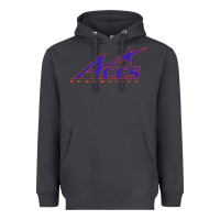 Smoke evansville purple aces Heavyweight Hoodie - linhVisuals