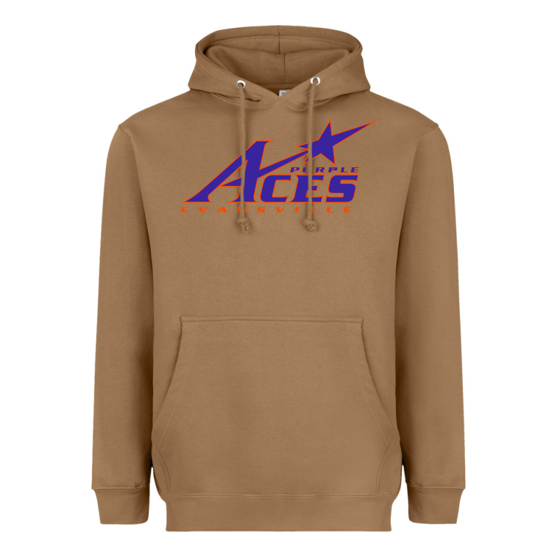 Evansville Purple Aces Heavyweight Hoodie by linhVisuals | Teevron