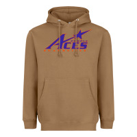 Toasted Coconut evansville purple aces Heavyweight Hoodie - linhVisuals