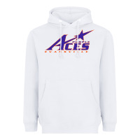 White evansville purple aces Heavyweight Hoodie - linhVisuals