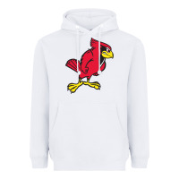 White illinois state redbirds Heavyweight Hoodie - linhVisuals